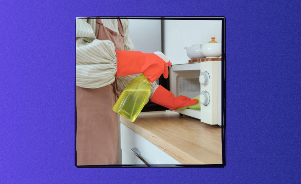 clean microwave